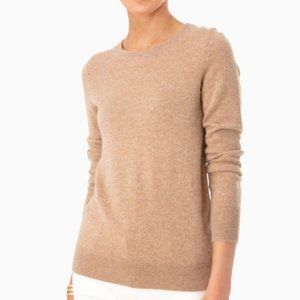 H&M Women's Shimmer Gold Crewneck Sweater Long Sleeve Size Small